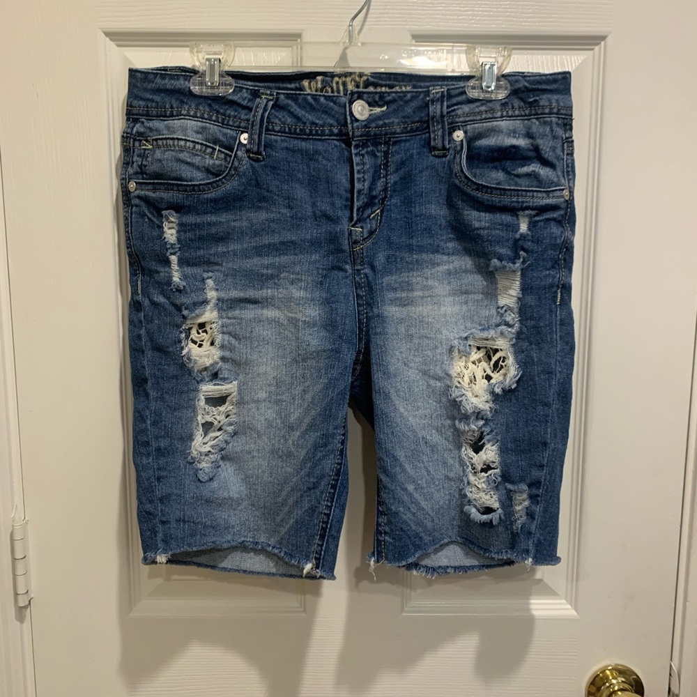 Wallflower jean shorts